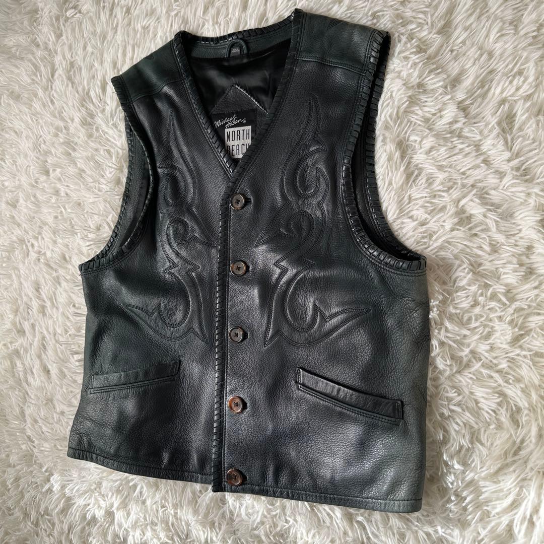 Michael Hoban NORTH BEACH 本革 レザーベスト 90s