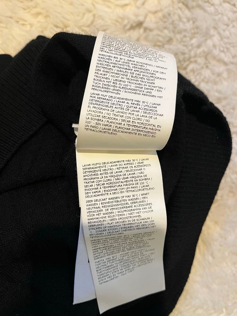 syunn　ストーンアイランド　ブラック　ニット