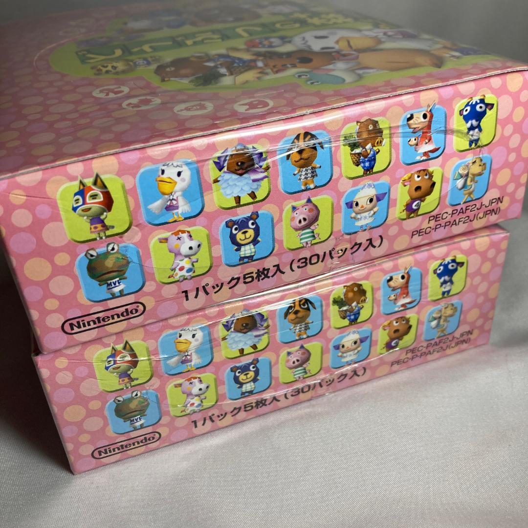 どうぶつの森+ カードe シリーズ2　2BOX 新品 シュリンク付 任天堂 #4