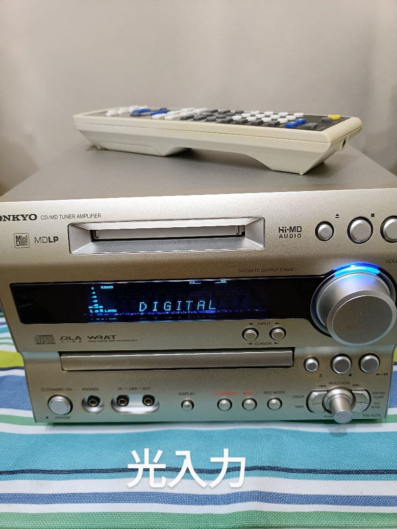 ONKYO FR-N7X CD Hi-MD FM/AM ピックアップ交換　完動品