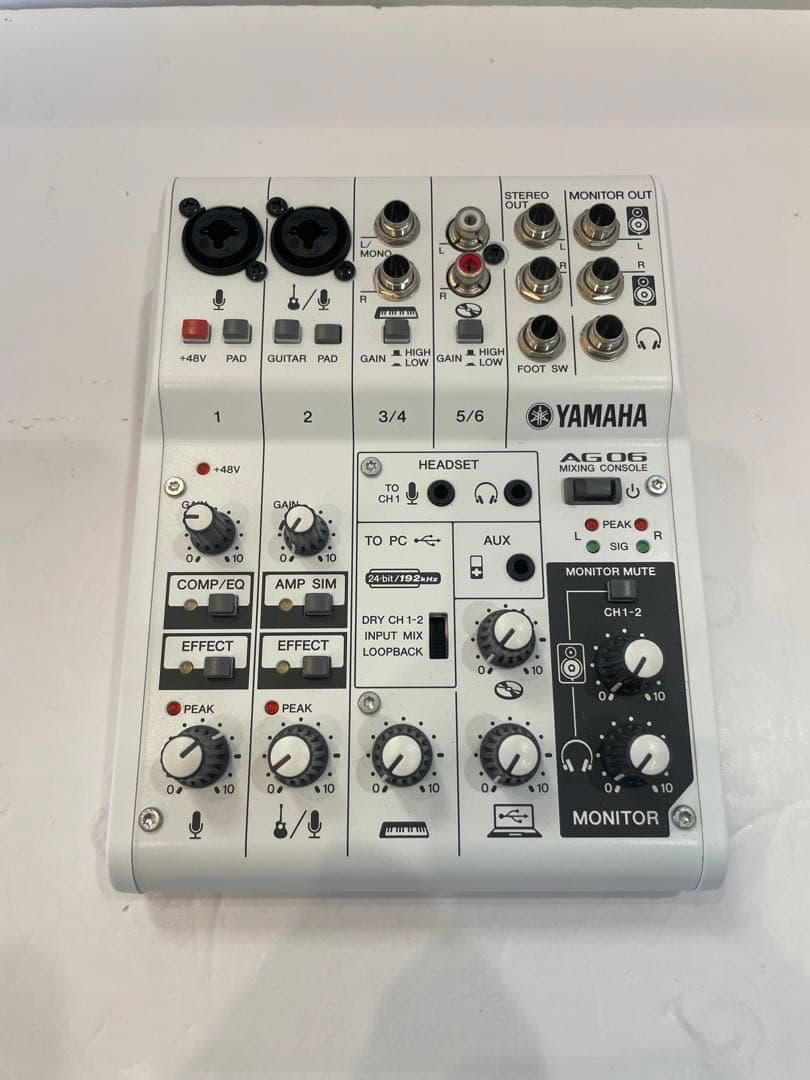 YAMAHA AG06 ウェブキャスティングミキサー