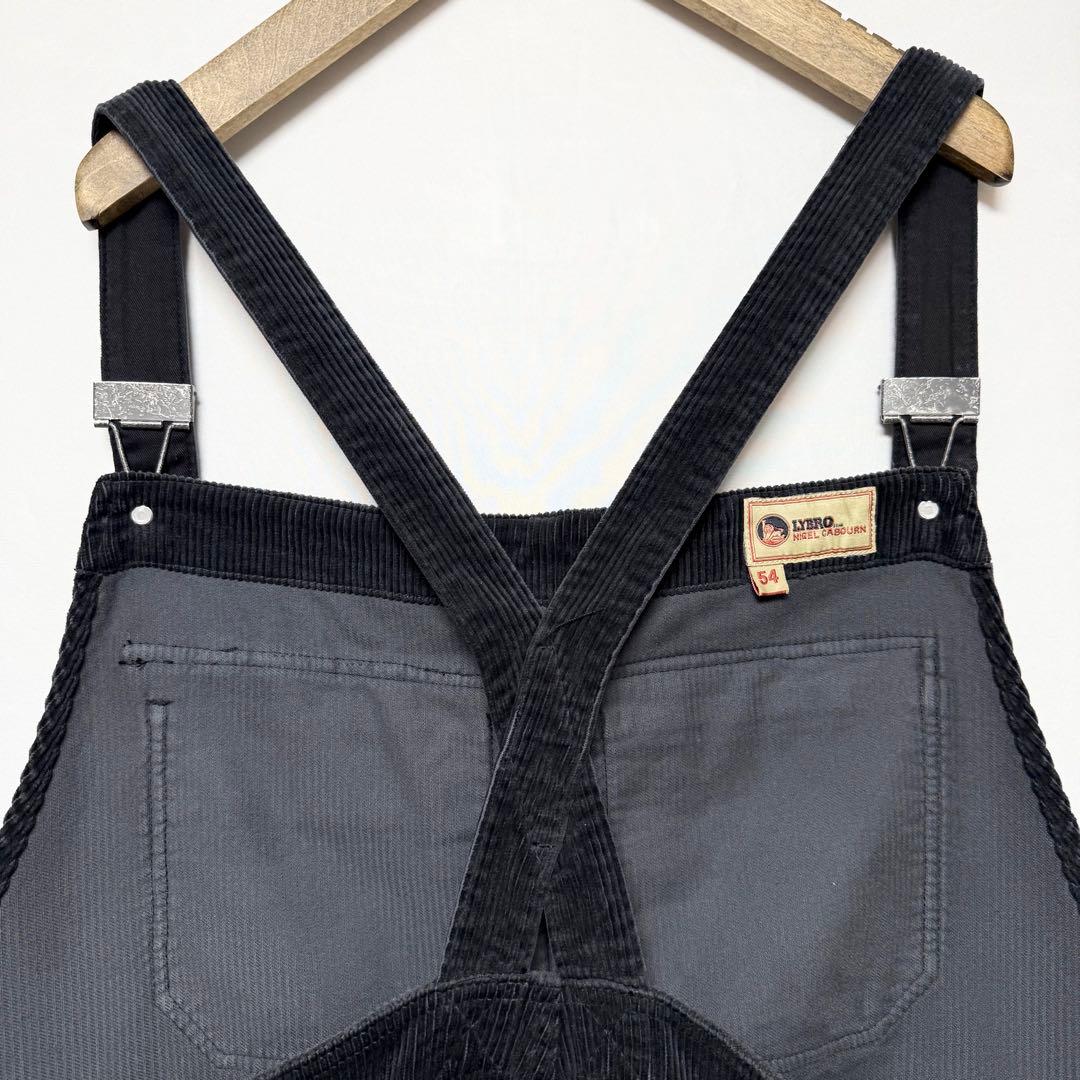 サイズ54！NIGELCABOURN 太畔コーデュロイオーバーオール