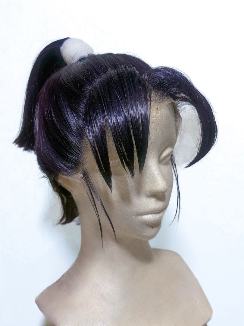 忍たま / 潮江文次郎 / ウィッグ 【セット済み】