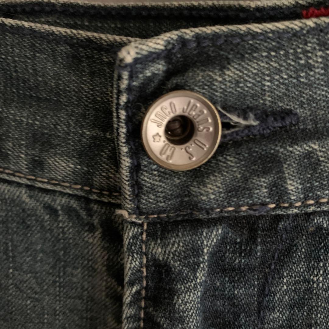 超希少！90s-00s JNCO JEANS ハーフデニム スカル 古着