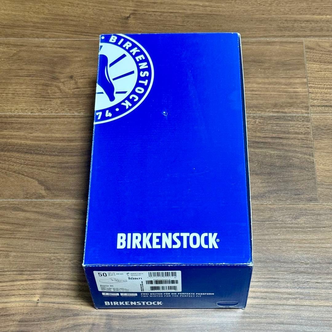 BIRKENSTOCK Boston スウェードレザー ブラック 50 32.5