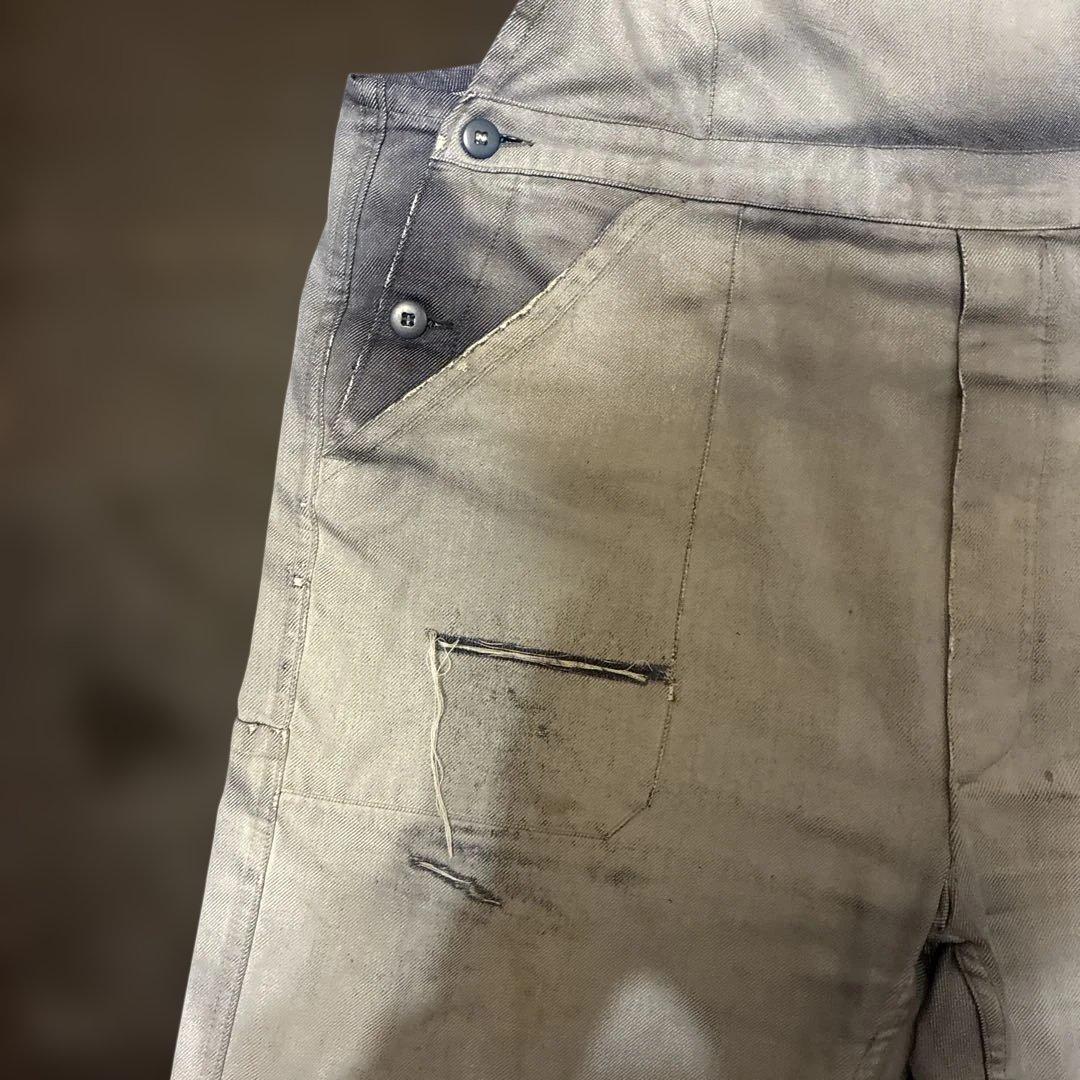 ボロの美学ユーロモールスキン鬼フェードオーバーオール