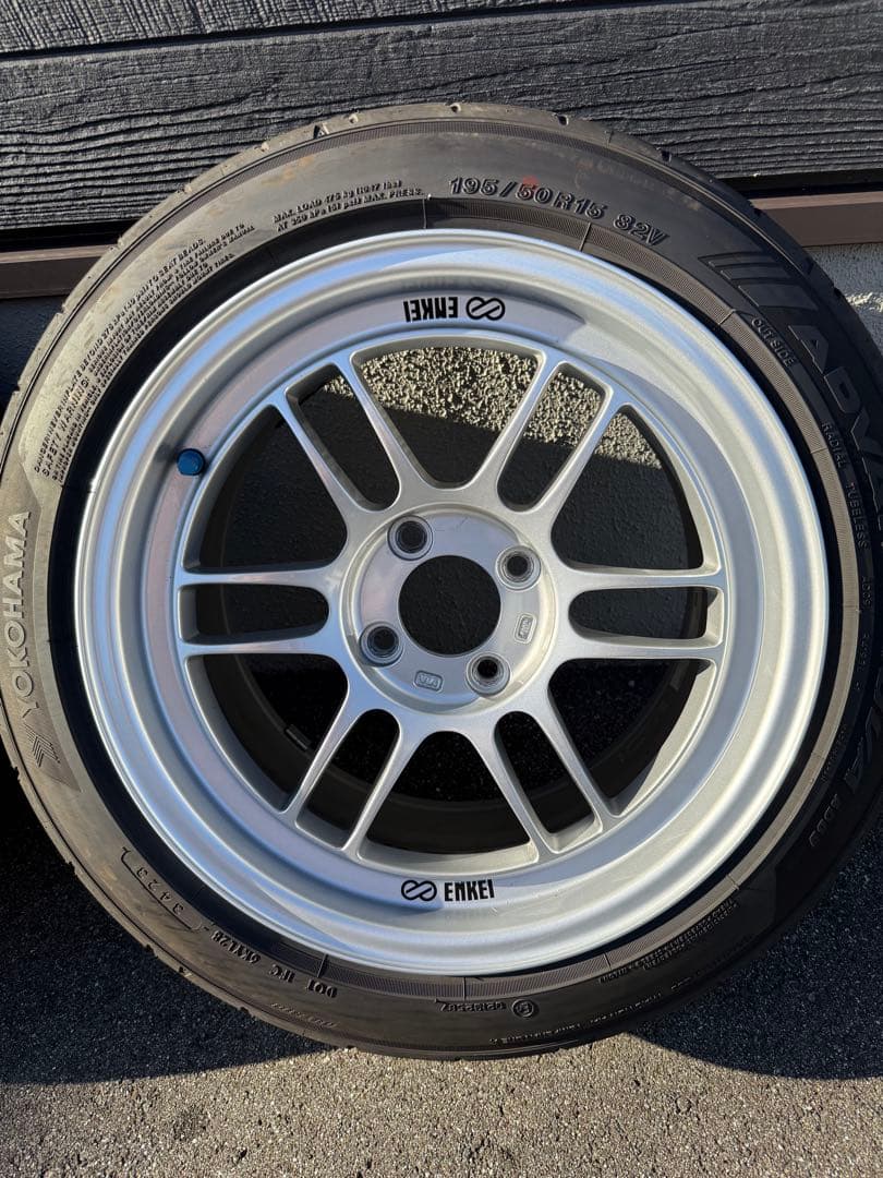 ENKEI 15インチ 8.0J ホイールセット
