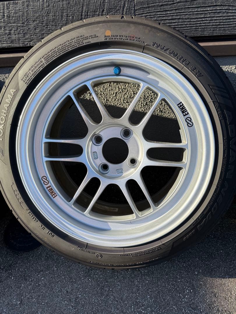 ENKEI 15インチ 8.0J ホイールセット