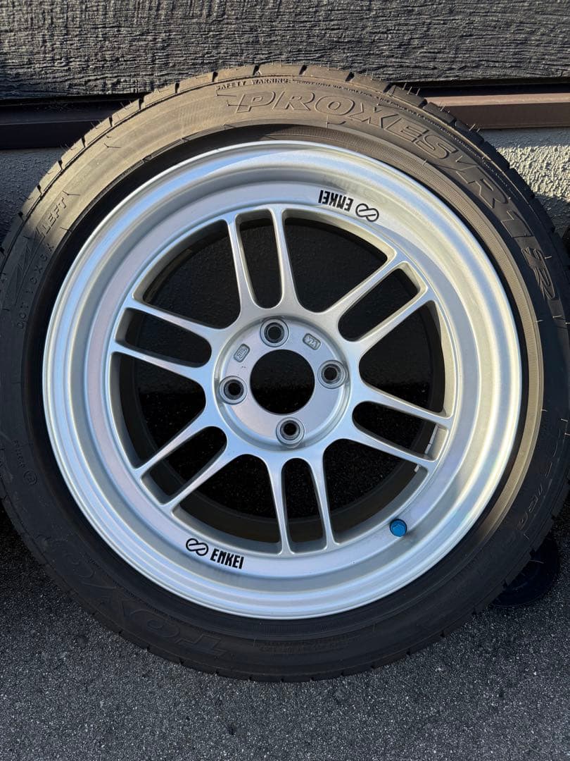 ENKEI 15インチ 8.0J ホイールセット