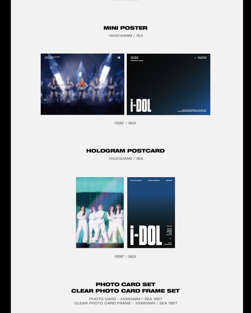 K-POP・アジア i-DOL 2024 (G)I-DLE WORLD TOUR IN SEOUL