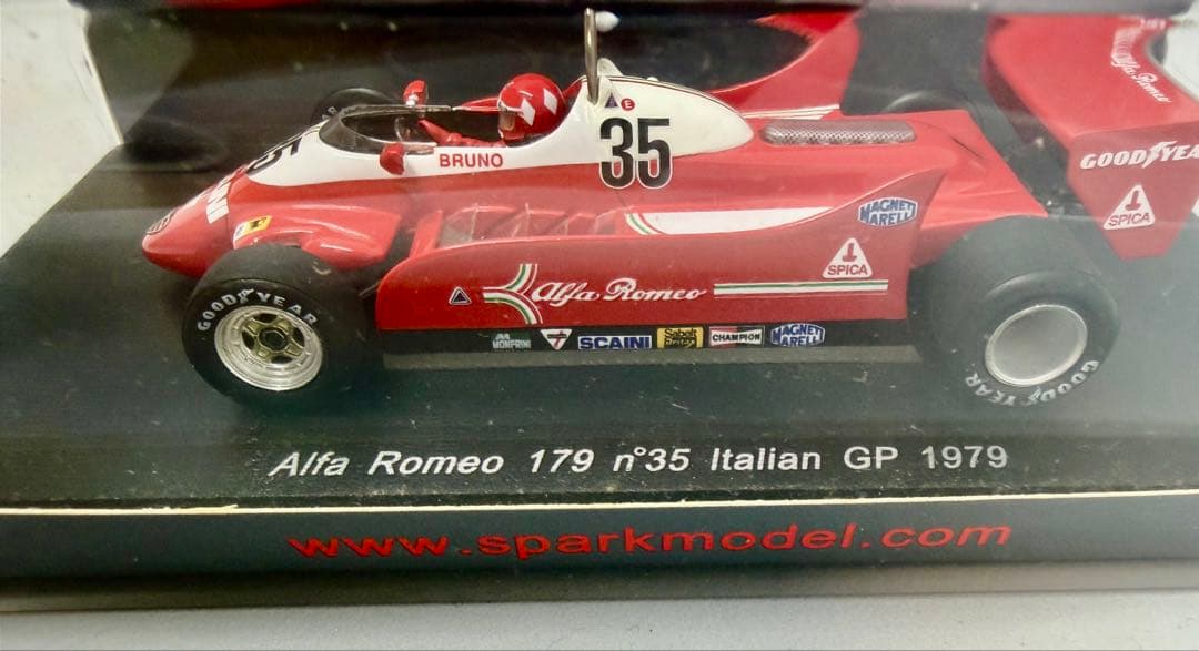 【希少】スパーク 1/43 アルファロメオ 179イタリアGP 1979 #35