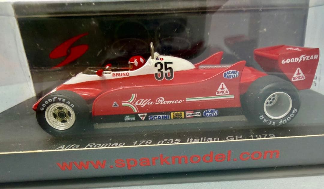【希少】スパーク 1/43 アルファロメオ 179イタリアGP 1979 #35
