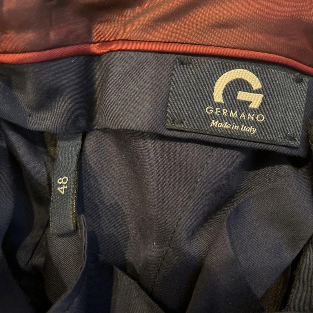 【美品】ジェルマーノサキソニースラックス48 チャコールグレー