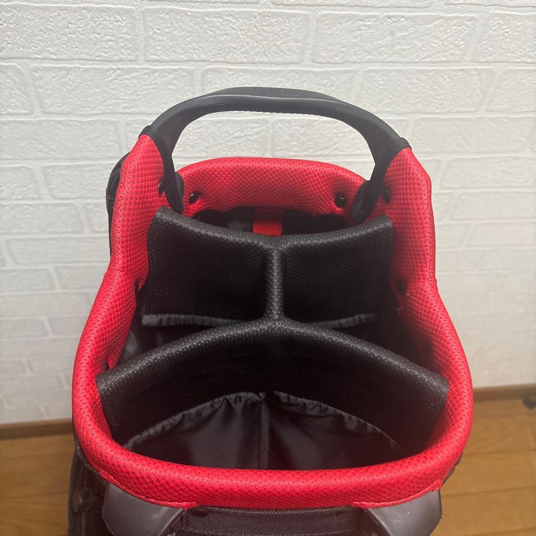 ⭐︎ブルースカイ　タイトリスト　 スタンドキャディバッグ 黒/赤