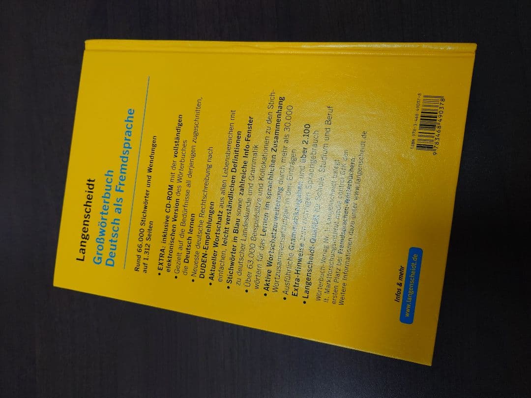 Langenscheidt Großwörterbuch Deutsch