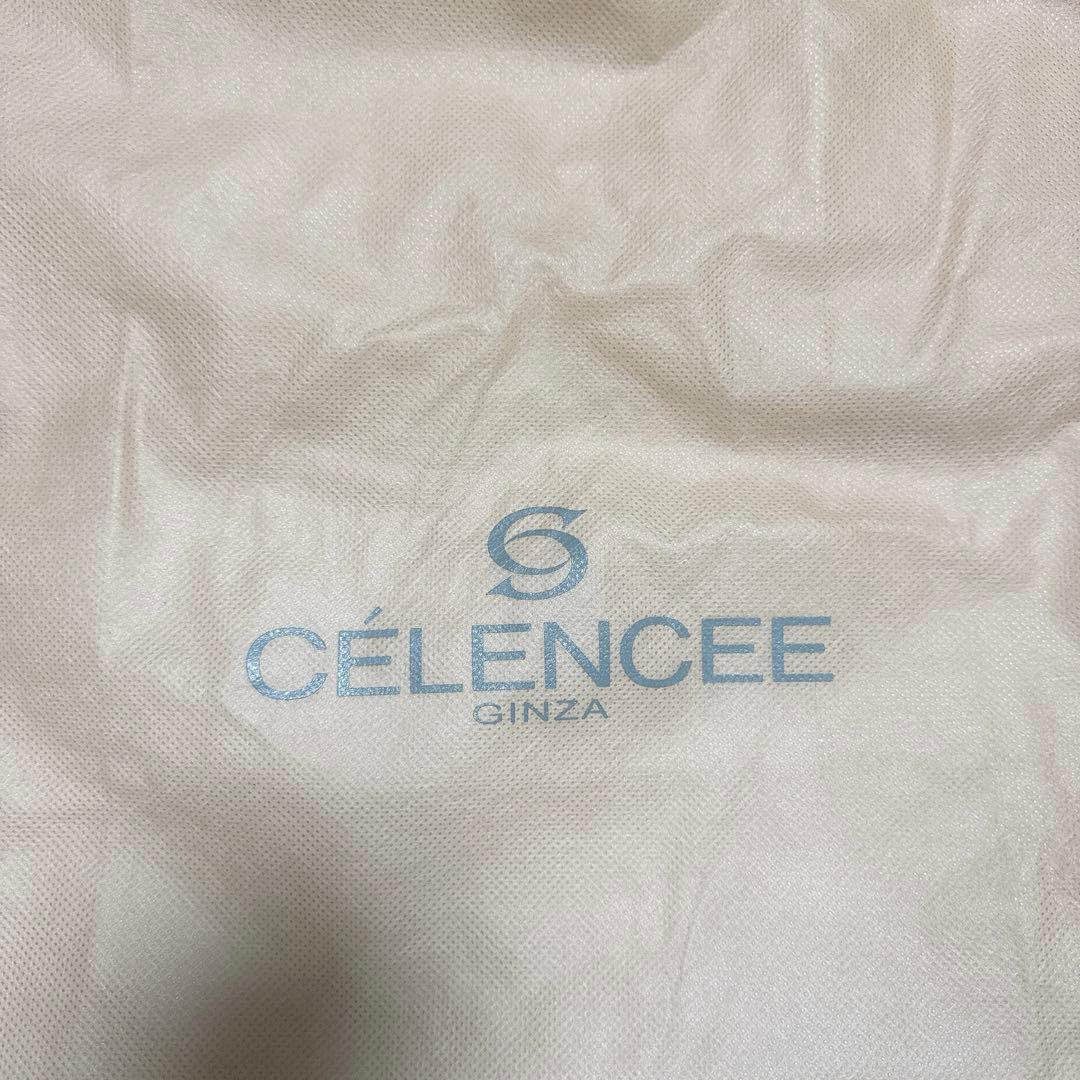 【美品】CÉLENCEE セレンシー 青 クロコダイル ハンドバッグ ※袋付き