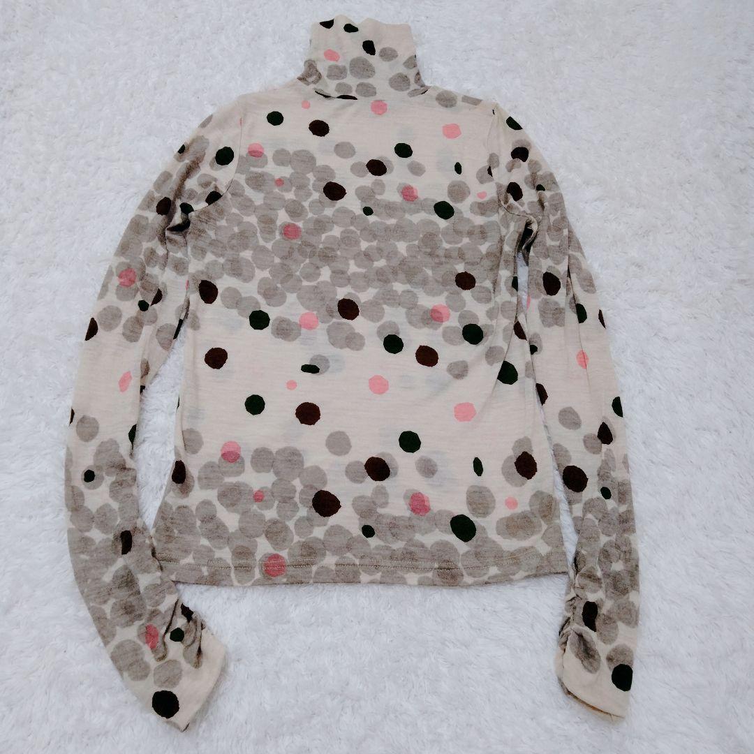 ミナペルホネン　ウール　タートル　トップス　ドット　glimmer