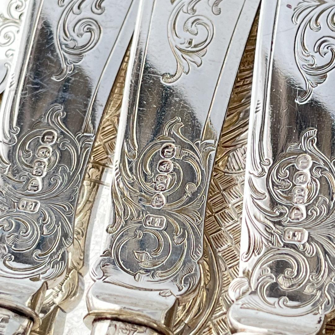 【John Gough】 キングスパターンのナイフ/フォーク 豪奢！！