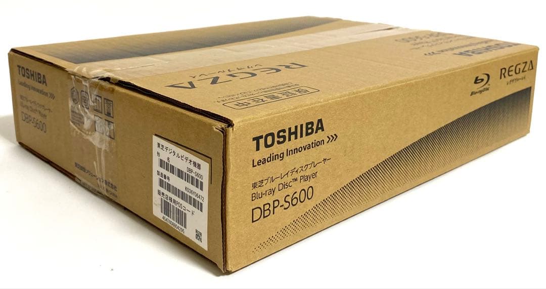 未使用 TOSHIBA 東芝 DBP-S600 ブルーレイプレイヤー BD