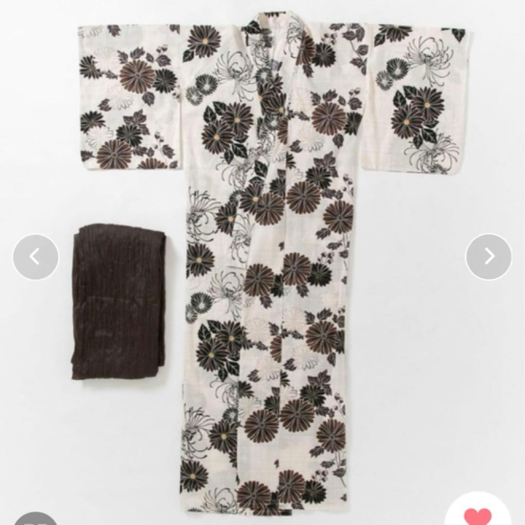 SENSE OF PLACE 浴衣2点セットB（黒梅）