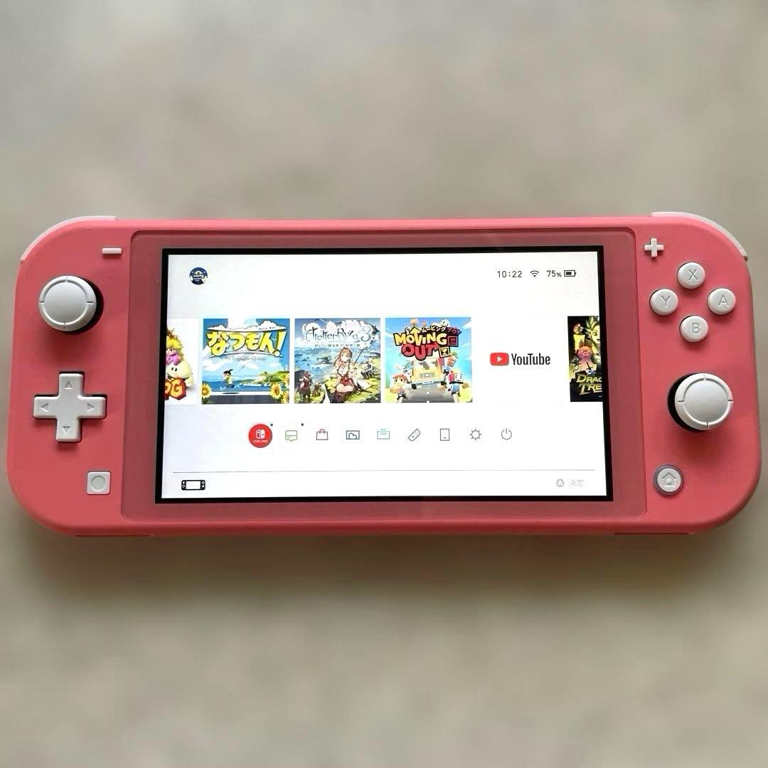 Nintendo Switch Lite コーラル　2024年製　フィルム付き