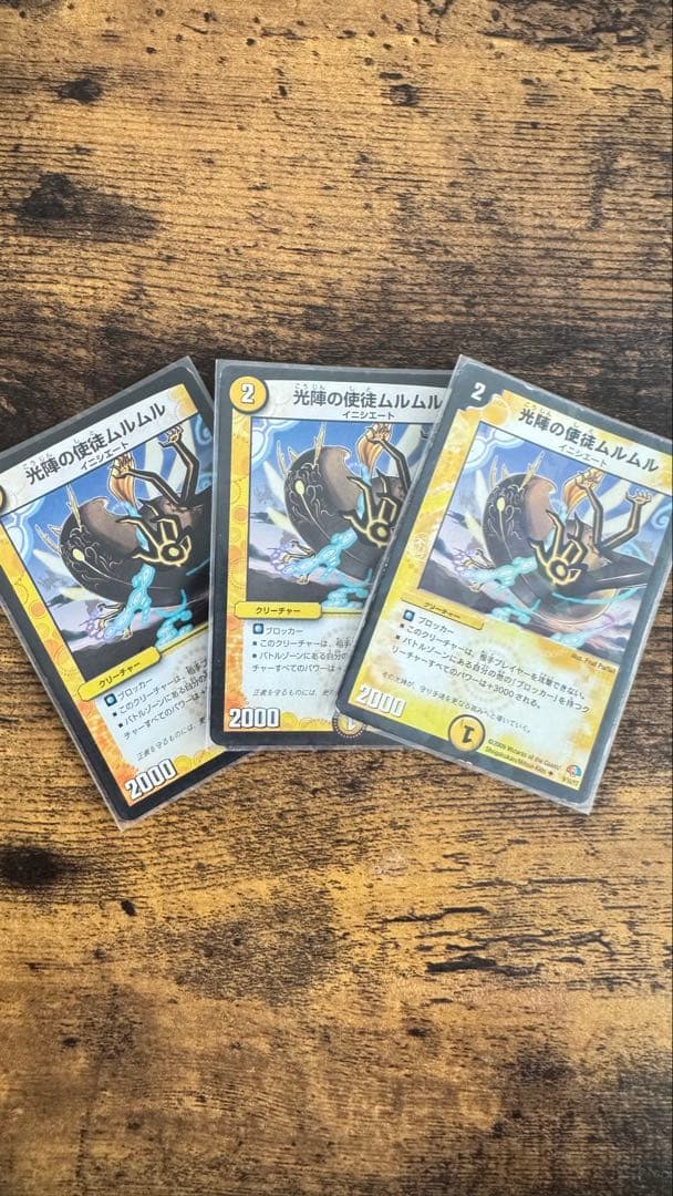 デュエルマスターズ 白騎士デッキ　透明スリーブ入り