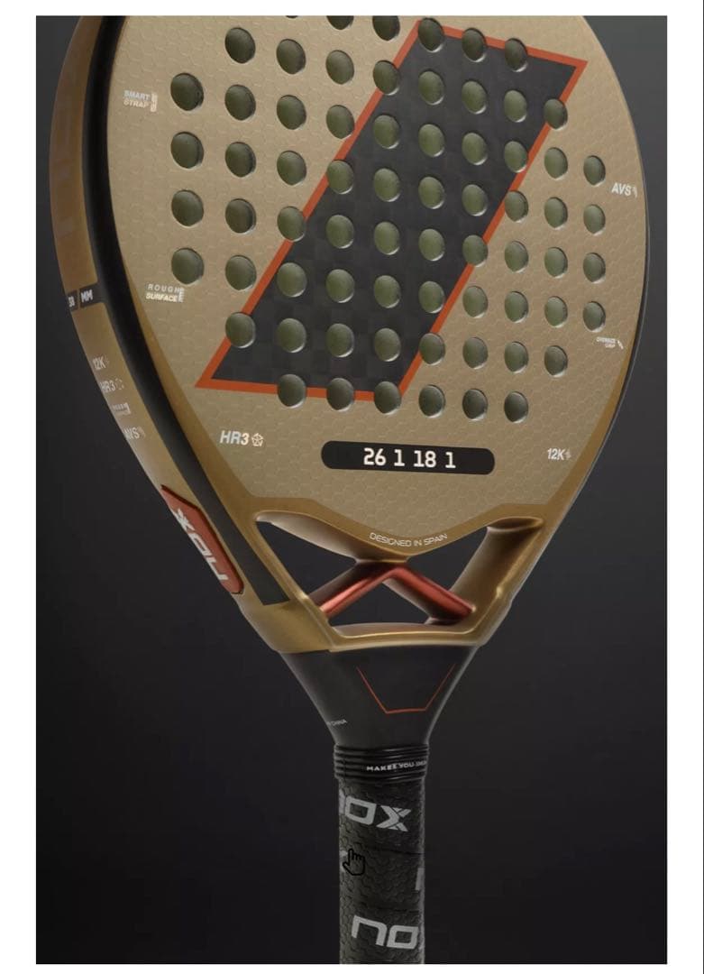 70%オフ！NOX Luxury Genius ドロップ型パデルラケット