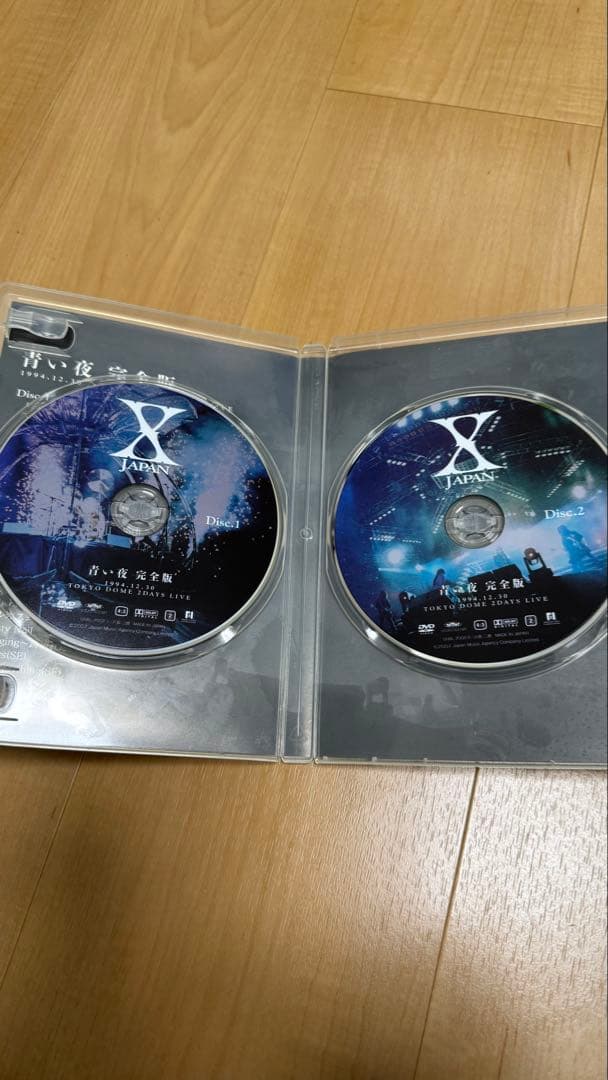 X JAPAN 青い夜・白い夜 完全版 DVD初回限定盤