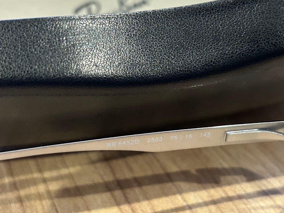 RayBanレイバン度入り眼鏡○度ありメガネめがね　ケース付き