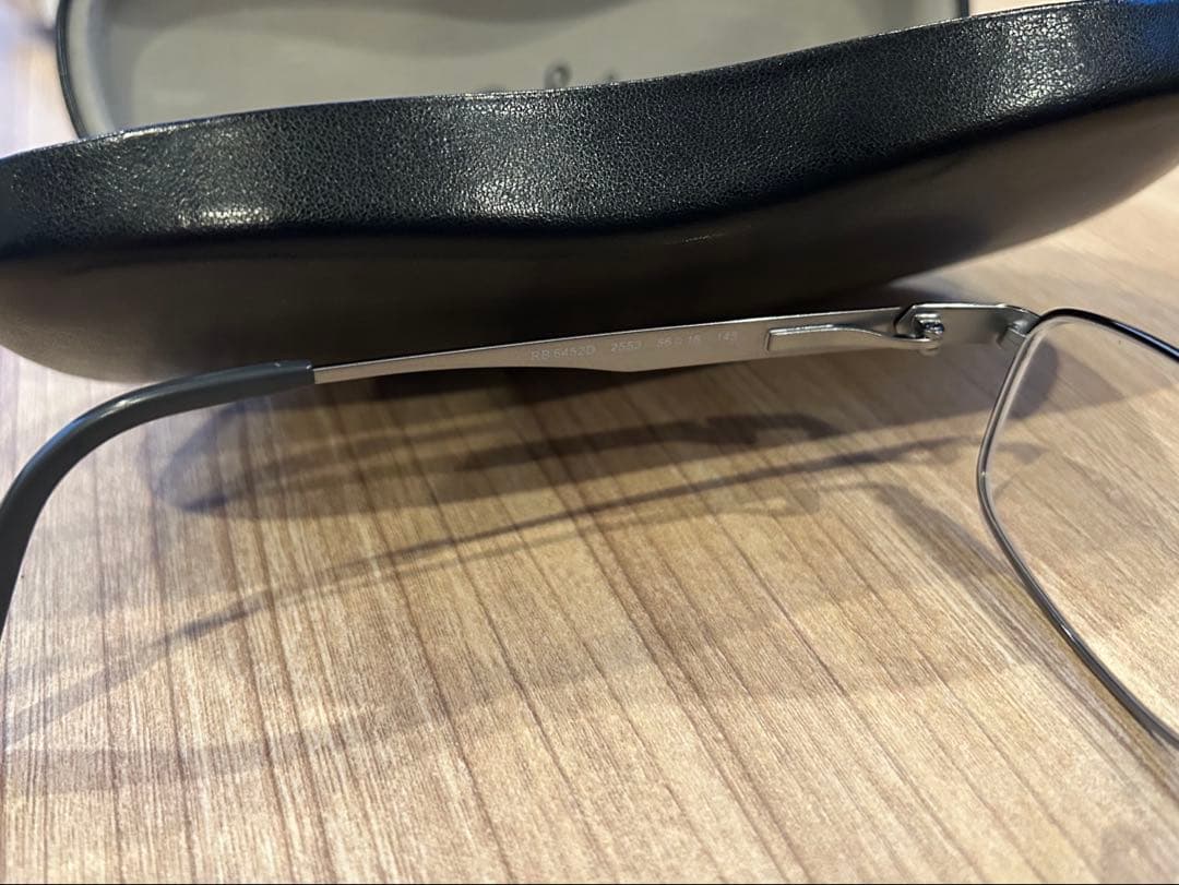 RayBanレイバン度入り眼鏡○度ありメガネめがね　ケース付き