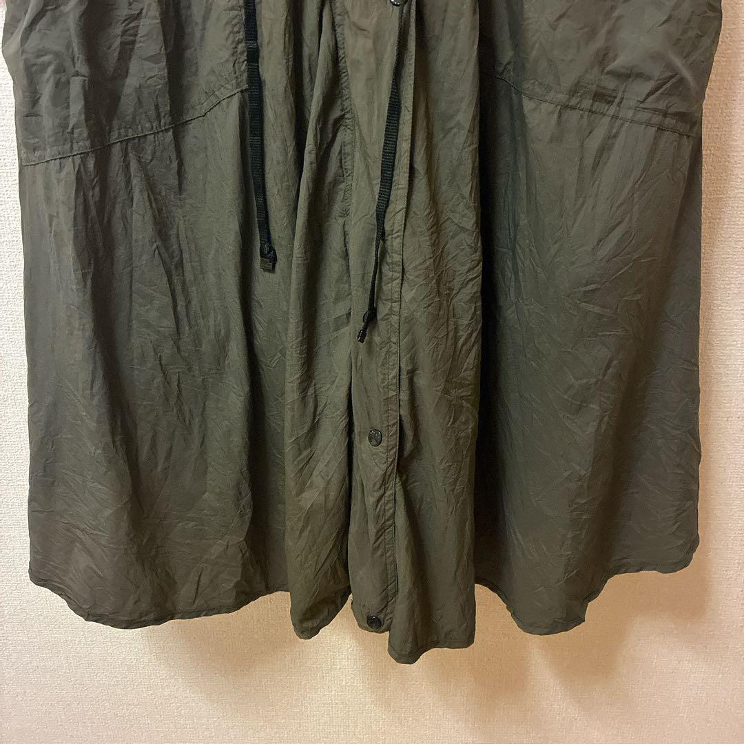 MONCLER オリーブ ロングコート ダウン アウター モッズコート