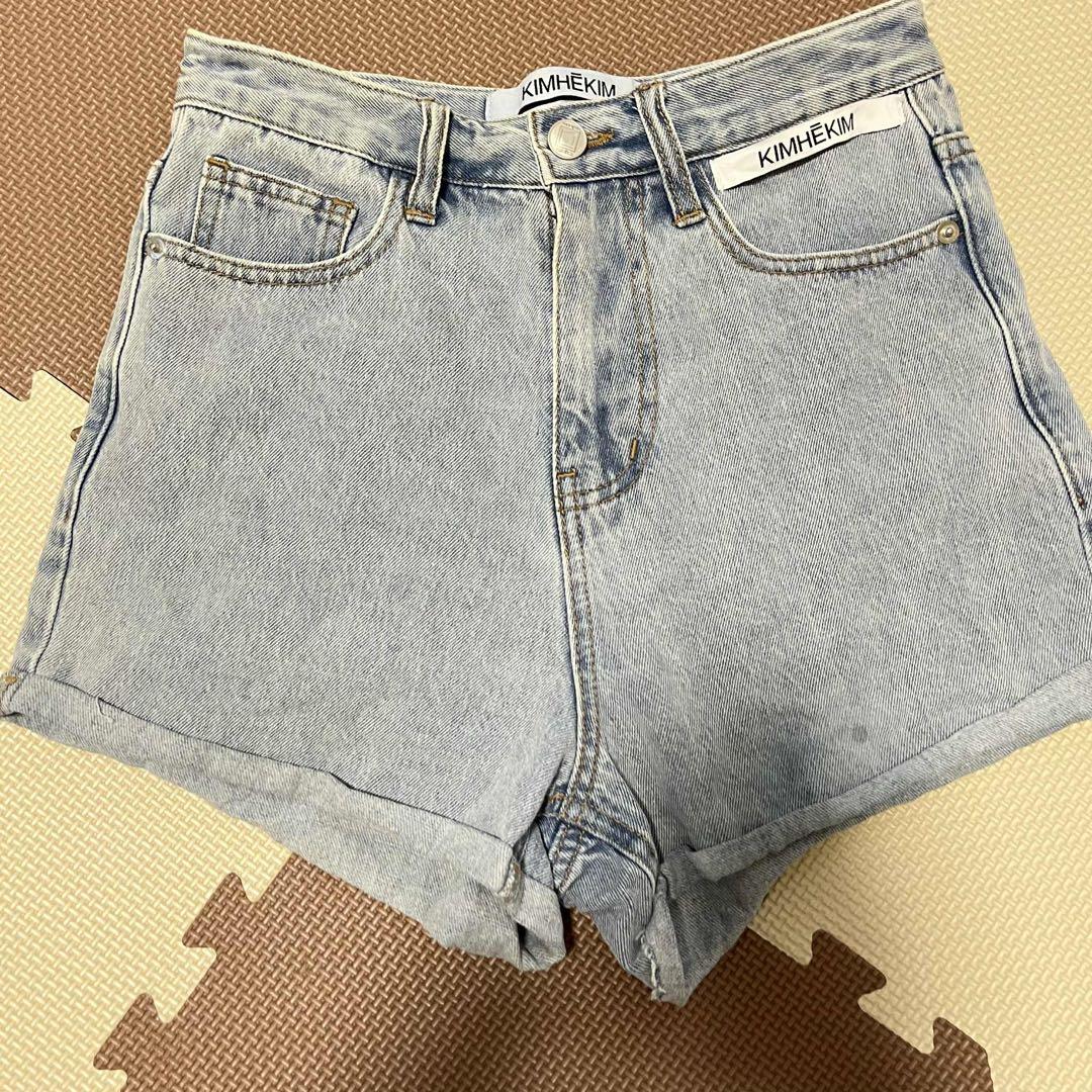 KIMHEKIM ライトブルー デニム ショートパンツ S