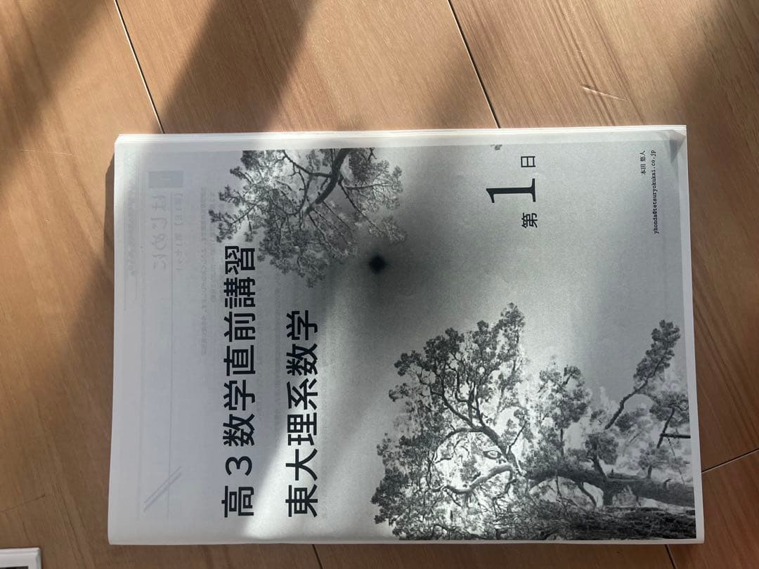 直前期におすすめ！鉄緑会高3 夏期講習数学演習、東大理系数学直前演習