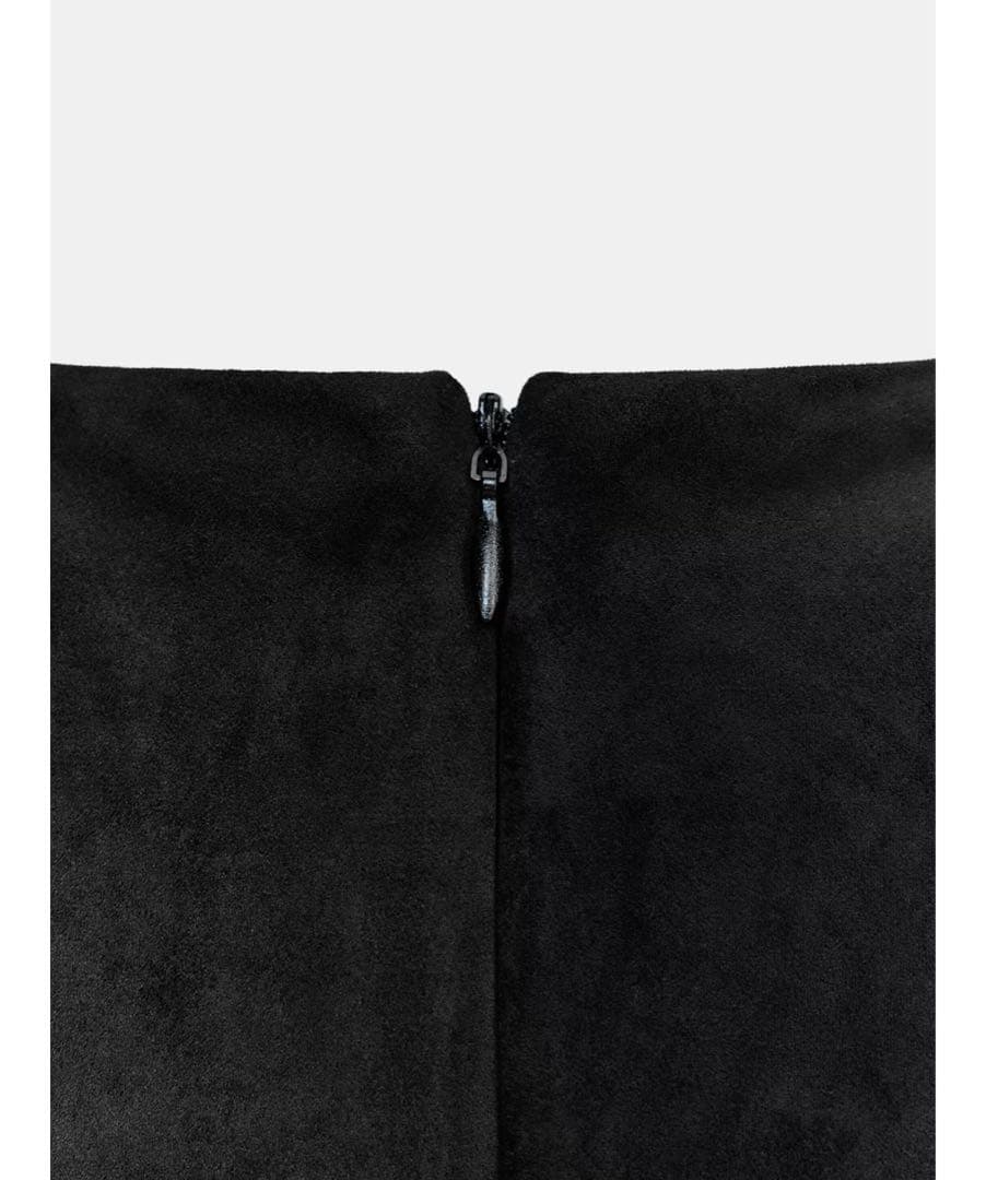 ZARAフリル付きノースリーブミニワンピース