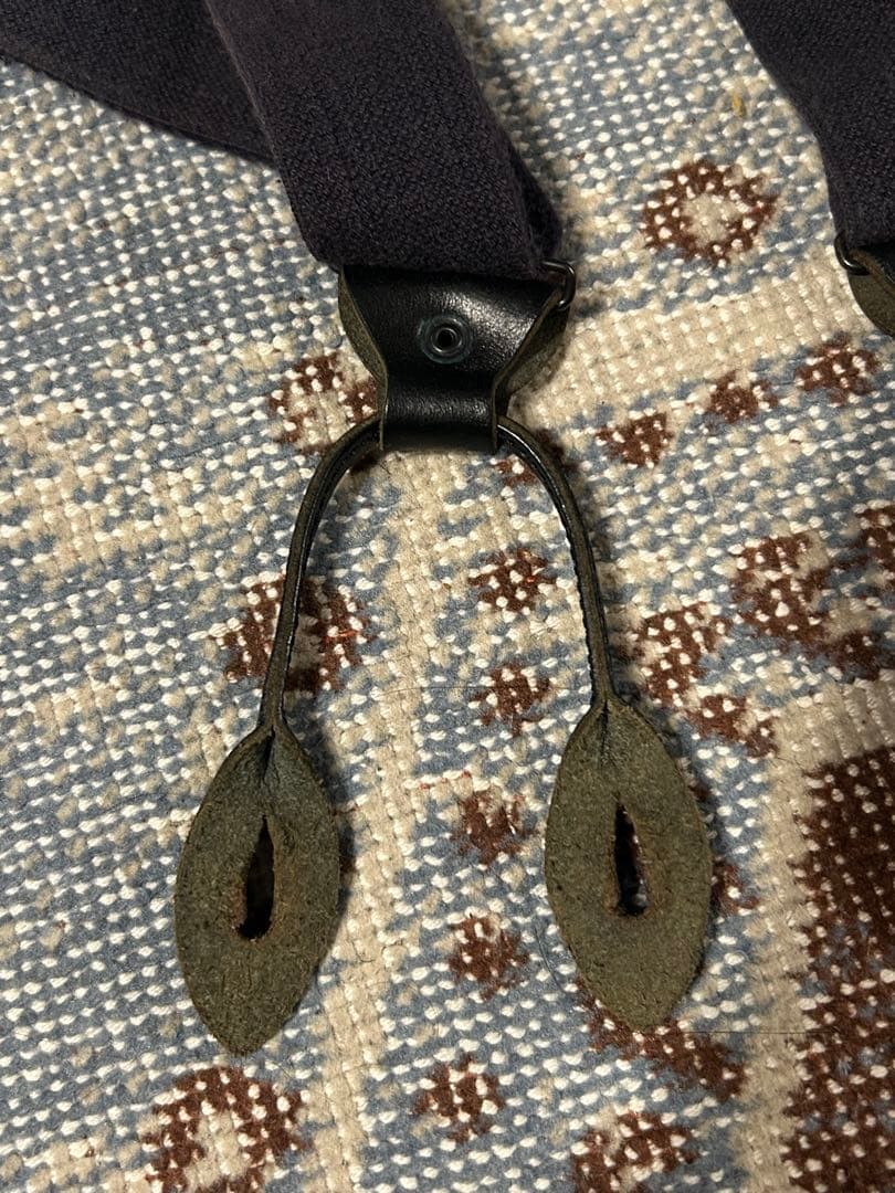 ナイジェルケーボン US アーミー サスペンダー ネイビー