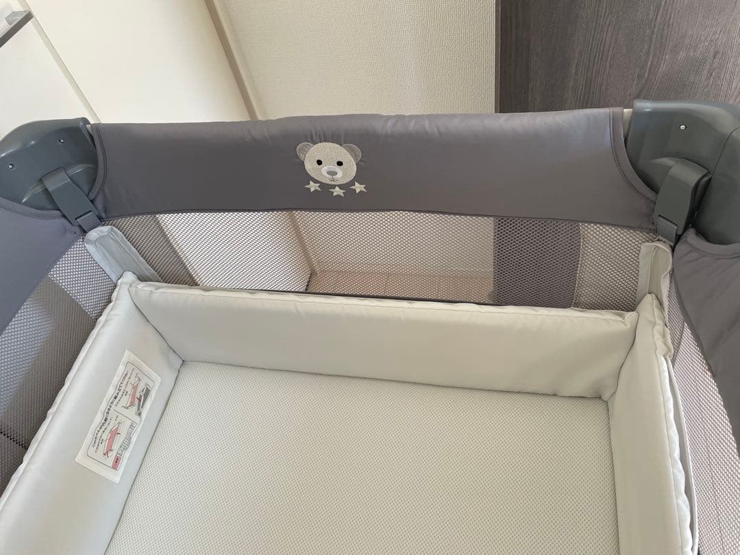 【美品】Aprica(アップリカ) ベビーベッド ココネルエアー AB