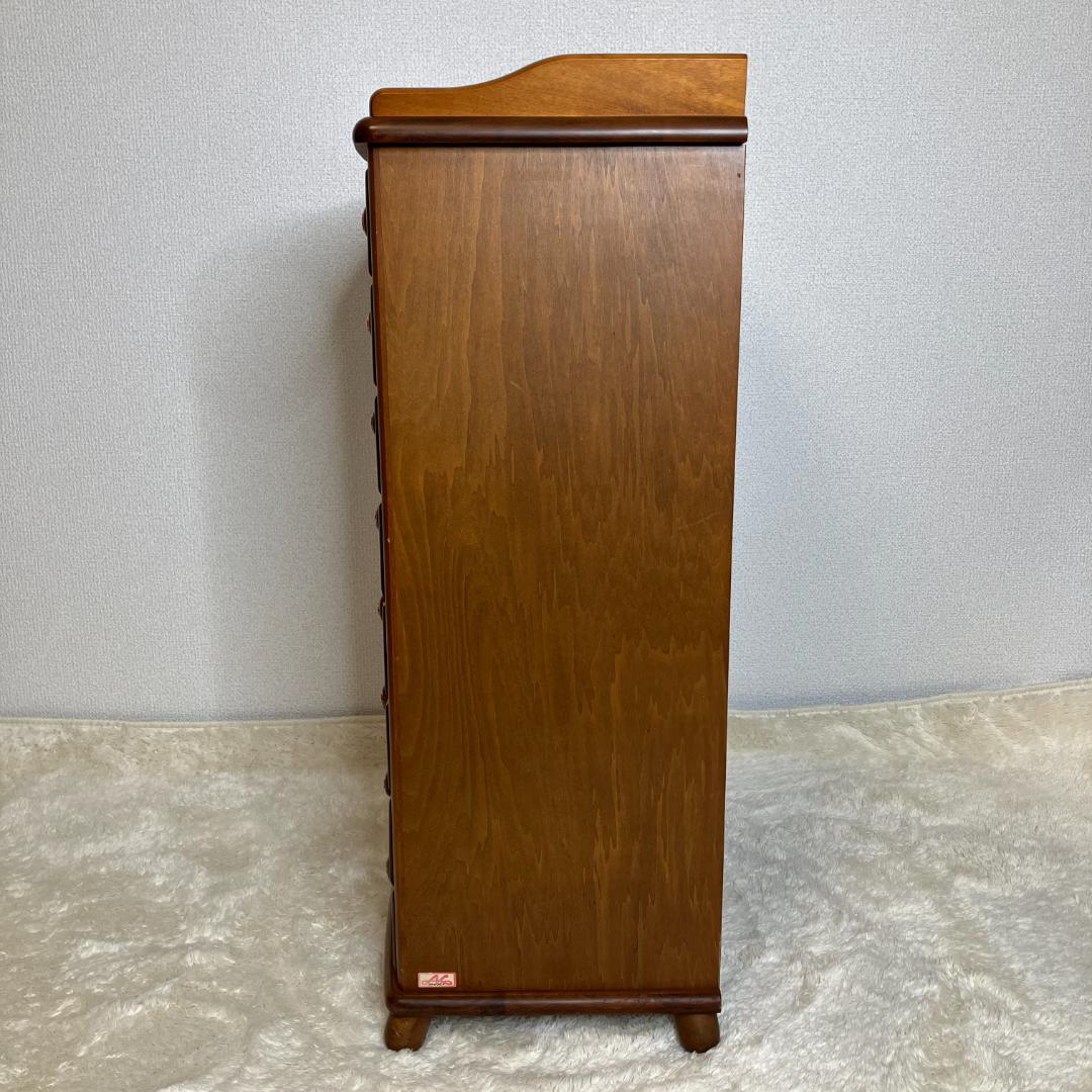 レトロ　曙工芸　サイドキャビネット　8段　収納棚　飾り棚　食器棚