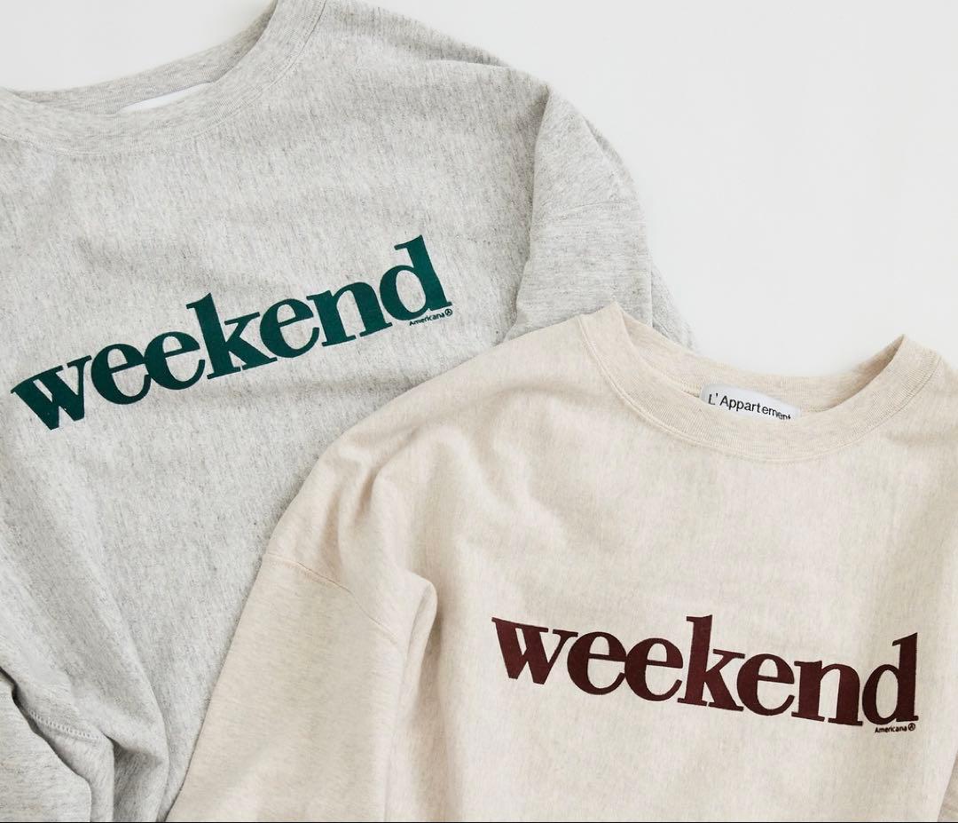 アパルトモン別注 アメリカーナWEEKEND LONG SLEEVE TEE