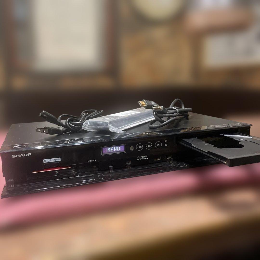 SHARP BD-W580 12倍録 500GB 新品リモ等付フル装備 完動品！