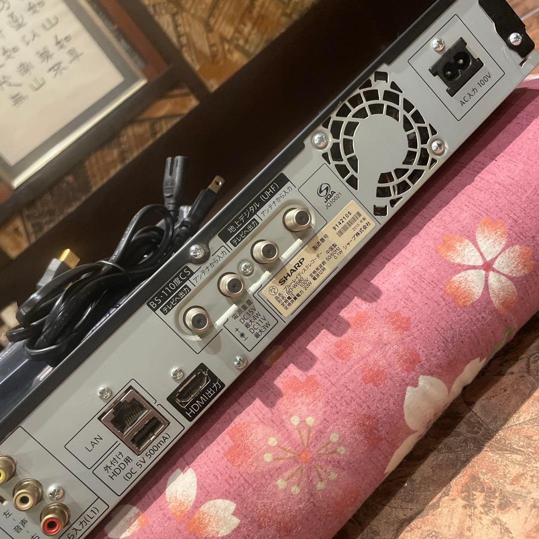 SHARP BD-W580 12倍録 500GB 新品リモ等付フル装備 完動品！