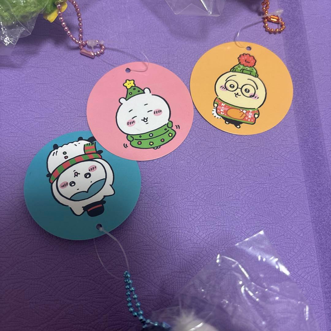 正規品　ちいかわ　ハッピーホリデーなおやすみベッドと繋がるマスコットセット 8点