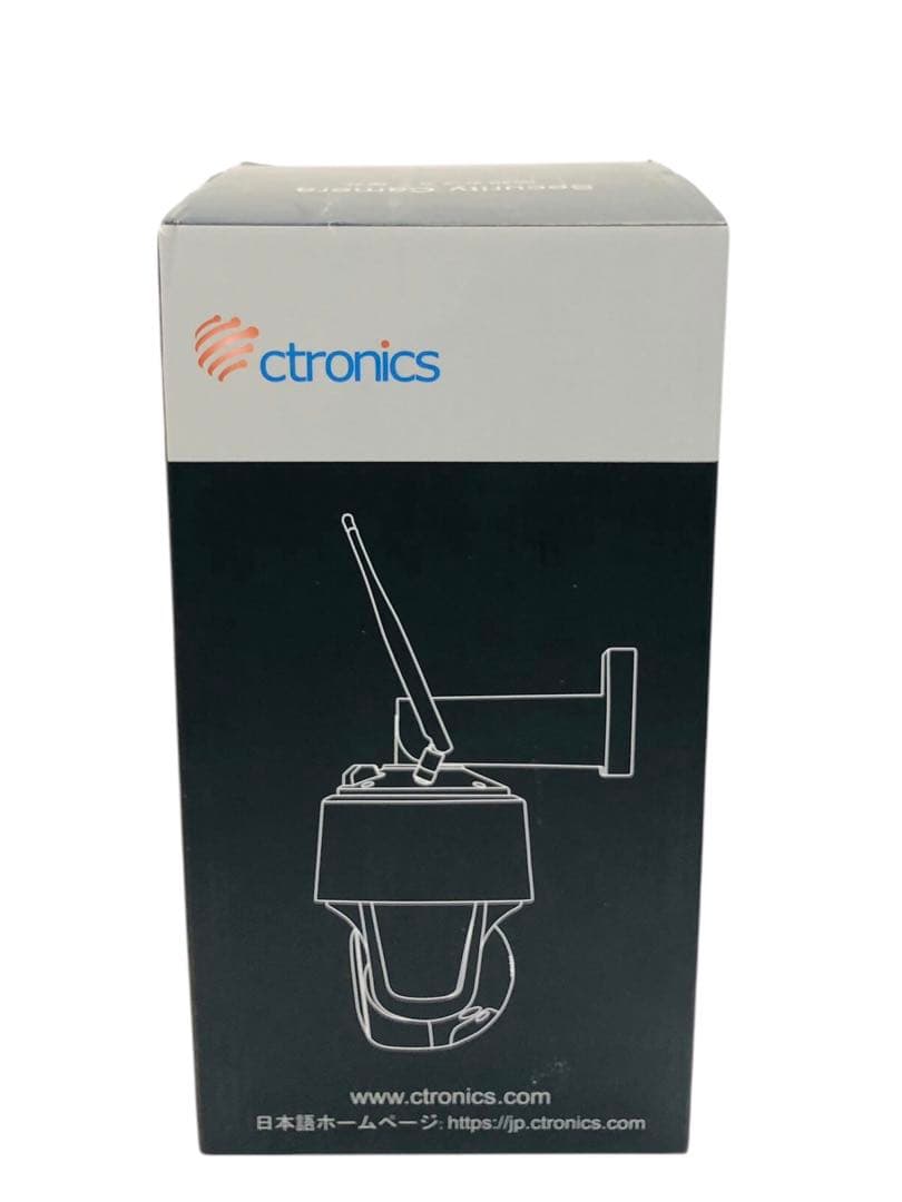 【開封済・未使用】Ctronics 屋外 防犯カメラ 800万画素 監視カメラ