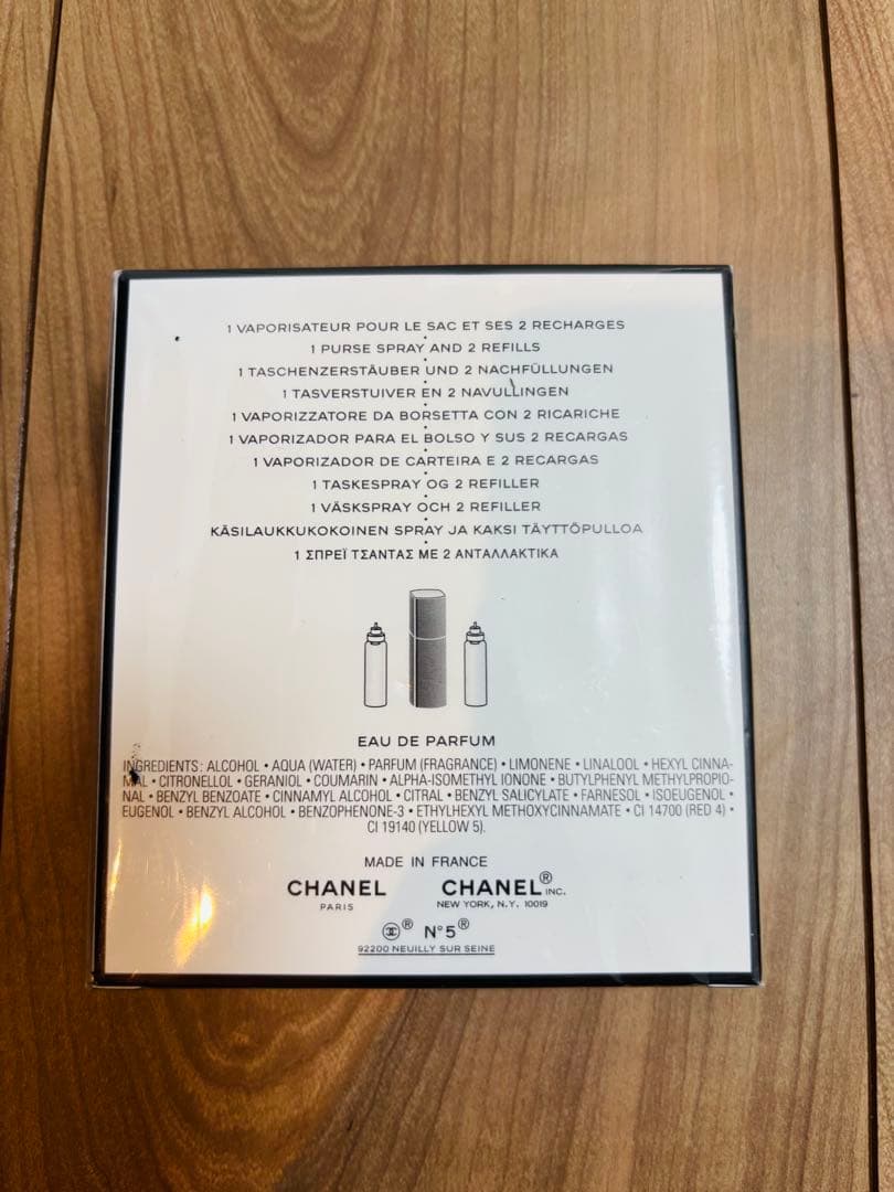 新品未開封CHANEL Ｎ°５ オードパルファム パーススプレー20ml×3