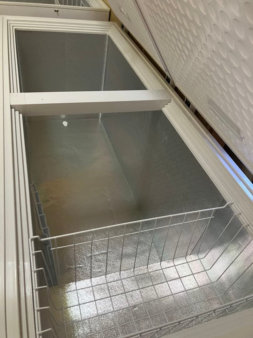 横型冷凍庫 ホワイト 2コンパートメント