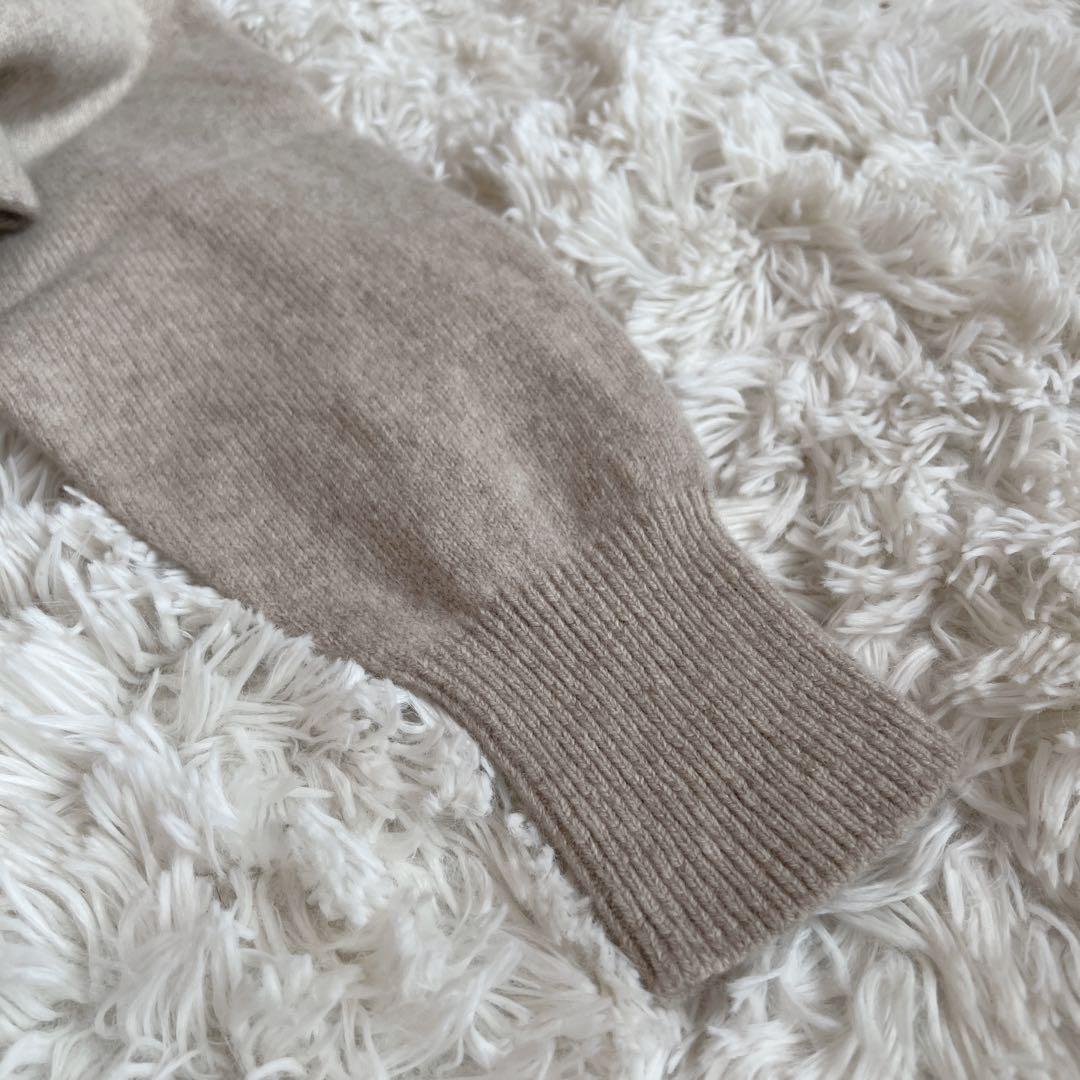 【極美品】FRAMeWORK 圧縮ウールフードプルオーバー　カシミア　ウール