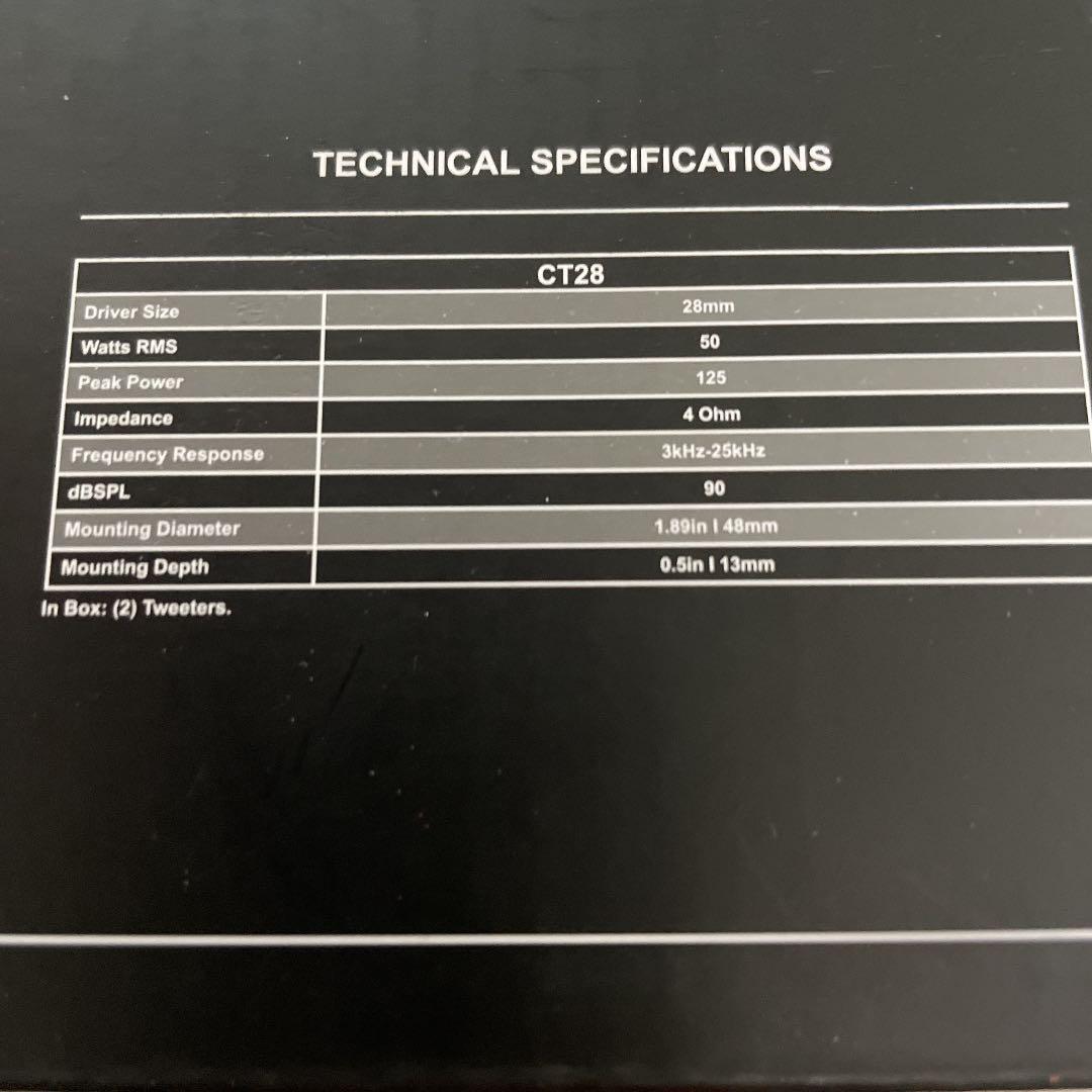 カーオーディオ DD AUDIO ツイーター アンプ スピーカー サブウーファー