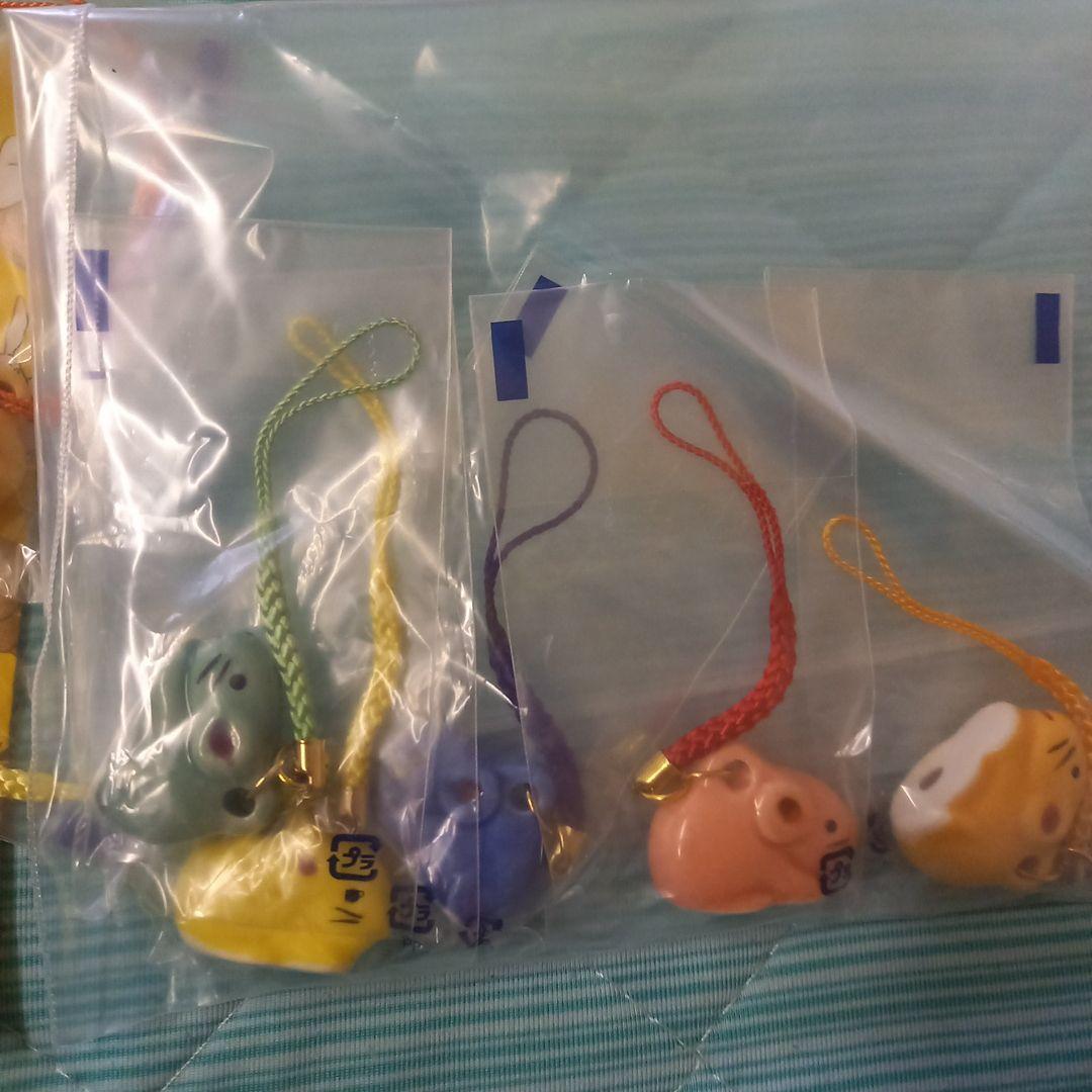 ★干支★開運ストラップ★4種各5個入★セット★陶器★子・丑・寅・卯