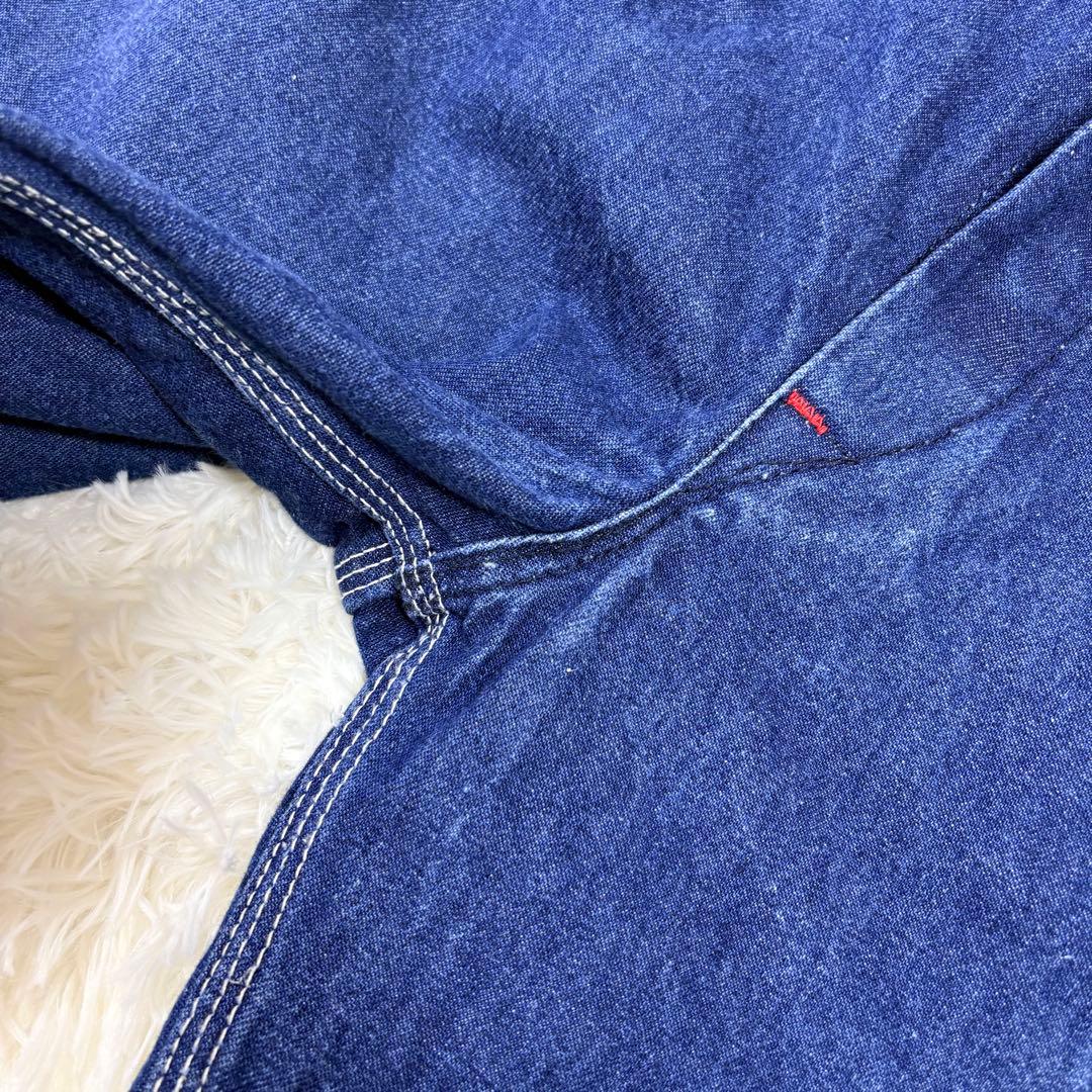 ROUND HOUSE ラウンドハウス デニムオーバーオール USA製 L相当