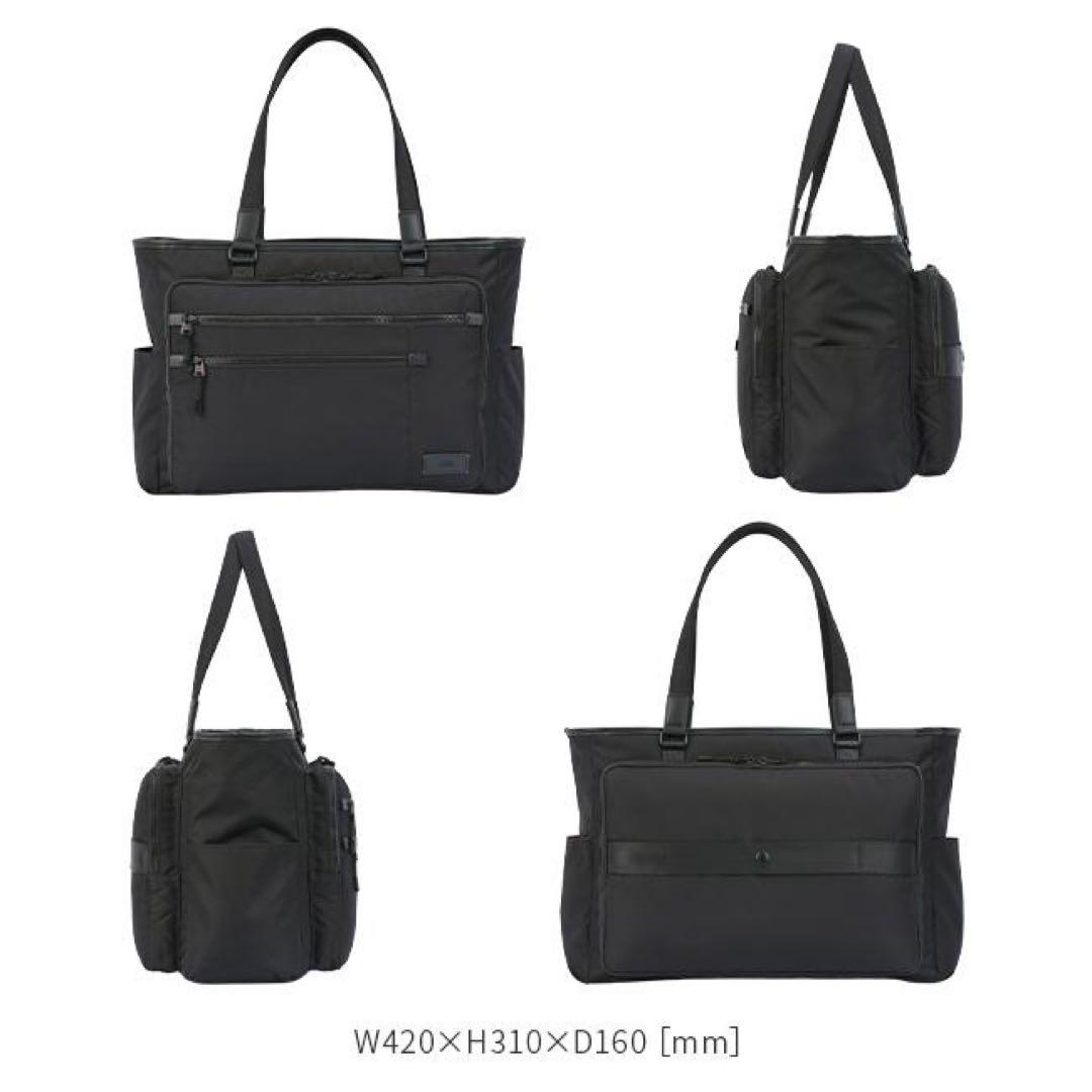 新品TAKEO KIKUCHIタケオキクチ黒ビジネスバッグバッグ出張トートバッグ