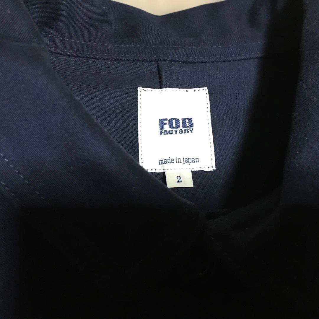 FOB FACTORY フレンチカバーオール ネイビー サイズ2